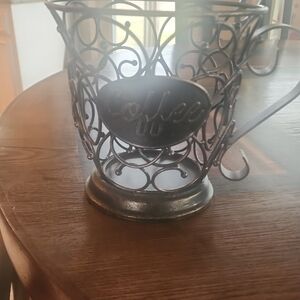 Decorative Metal Coffee Holder